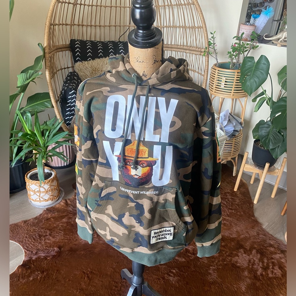 Teddy Fresh Smoky the Bear collection hoodie